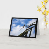 Juffers in Blauwe Lucht Kaart (Gele Bloem)