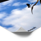 Juffers in Blauwe Lucht Poster (Hoek)