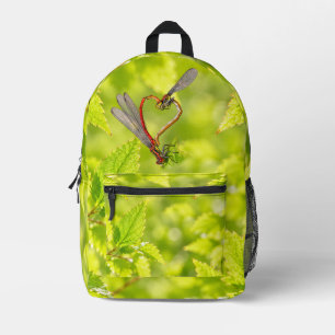 Juffertje Hart Natuur Kunst Meisjes Hoodie Bedrukte Rugzak