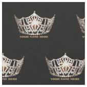 Juffrouw America, Crown Custom Fabric Stof (Close Up)