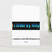 juffrouw beary u veel feestdagen kaart (Achterkant)