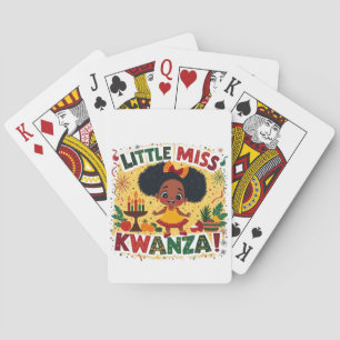 Juffrouw Kwanza Afro-Amerikaanse Kwanaz-erfenis Pokerkaarten