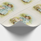 juffrouw met Lamb Cadeaupapier (Hoek)