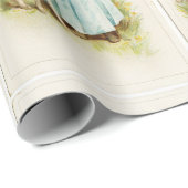 juffrouw met Lamb Cadeaupapier (Rol Hoek)