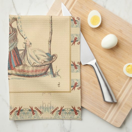   juffrouw Towel Theedoek (Quarter Fold)