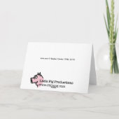 juffrouw u kaart (Achterkant)