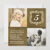 -juffrouw-uitnodiging kaart (Voorkant)