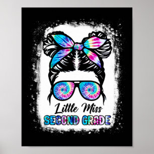 Juffrouwtje Tweede Klas Meisje Gaat Naar School 2e Poster