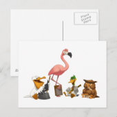 Jug Band O' Birds Briefkaart (Voorkant / Achterkant)
