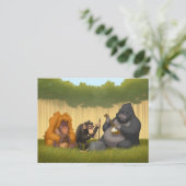 Jug Band of the Apes Postcard Briefkaart (Staand voorkant)