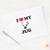 jug hond ovale sticker (Envelop)