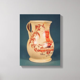 Jug, Leeds, c.1770 Canvas Afdruk