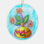 Jug O Flowers Keramisch Ornament (Links)