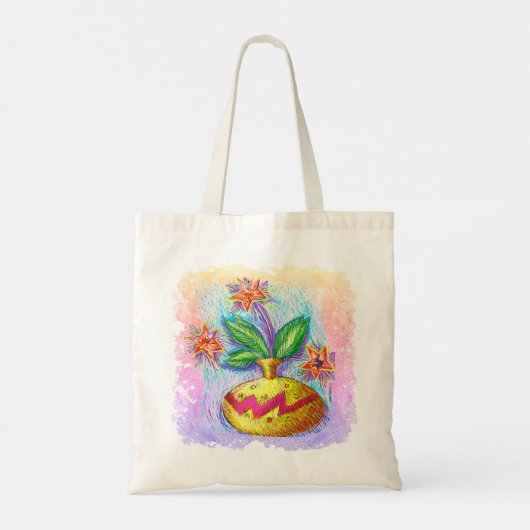 Jug O Flowers Tote Bag (Achterkant)