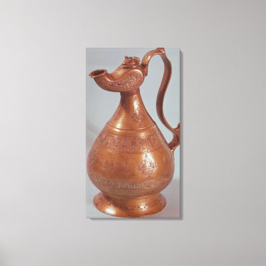 Jug, uit Khorasan, Iran, 1218 Canvas Afdruk (Voorkant)