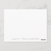 Jugador nr. 12 briefkaart (Achterkant)