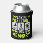 Jugar Pickleball Ejercita La Memoria  Blikjeskoeler (Blikje Voorkant)