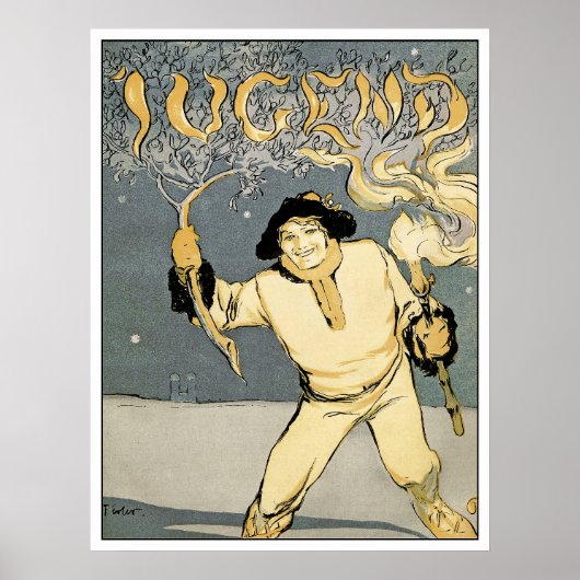 Jugend Art Magazine - Art Nouveau - Jugenstil Poster (Voorkant)
