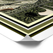 Jugend Art Nouveau Kissing Couple 16 x 20 Poster (Hoek)