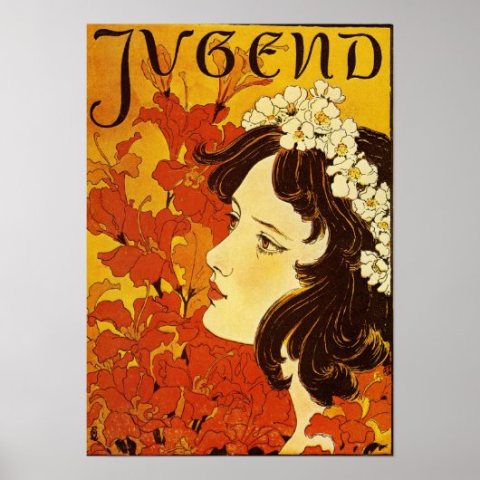 Jugend / Jeugd - Art Nouveau Poster (Voorkant)