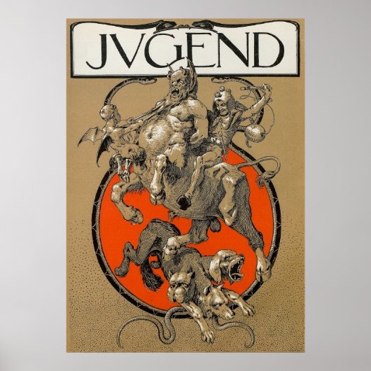 JUGEND MAGAZINE POSTER (Voorkant)