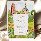 Jugendstil Mathildenhöhe Darmstadt Waterverf Kaart