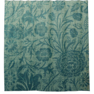 Jugendstil, wintertaling, de elegante stijl van douchegordijn