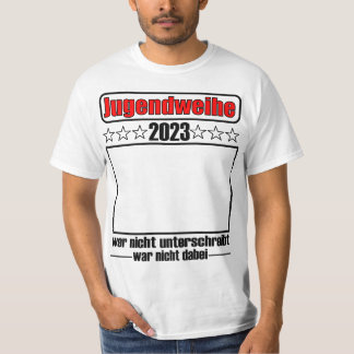 Jugendweihe 2023 zum unterschreiben t-shirt
