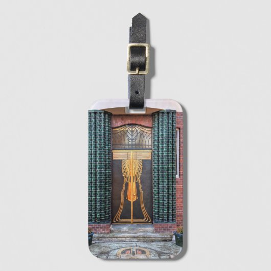 Jugenstil Door Bagagelabel (Voorkant (verticaal))