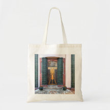 Jugenstil Door Canvas tas