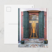 Jugenstil Door Feestdagenkaart (Voorkant / Achterkant)