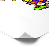 Juggable Unicycle Clown Poster (Hoek)