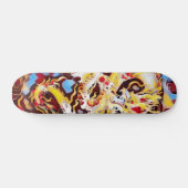 Juggalo Graffiti Draak Element Aangepaste Pro Bord Skateboard (Horizontaal)
