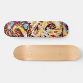 Juggalo Graffiti Draak Element Aangepaste Pro Bord Skateboard (Horizontaal)