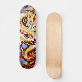 Juggalo Graffiti Draak Element Aangepaste Pro Bord Skateboard (Voorkant)