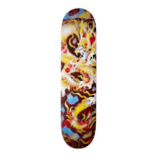 Juggalo Graffiti Draak Element Aangepaste Pro Bord Skateboard