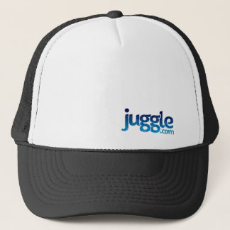 Juggle Blue Skulls Logo Trucker Pet