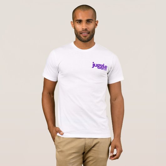 Juggle.com Logo Shirt (Voorkant volledig)