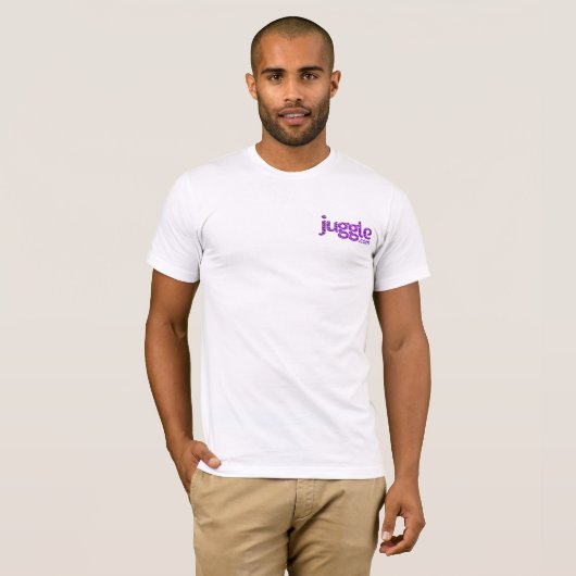 Juggle.com Logo Shirt (Voorkant volledig)