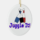 Juggle It Juggler Keramisch Ornament (Rechts)