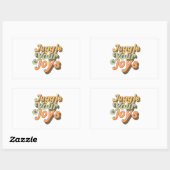 Juggle Your Joys Rechthoekige Sticker (Vel)