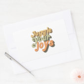 Juggle Your Joys Rechthoekige Sticker (Envelop)