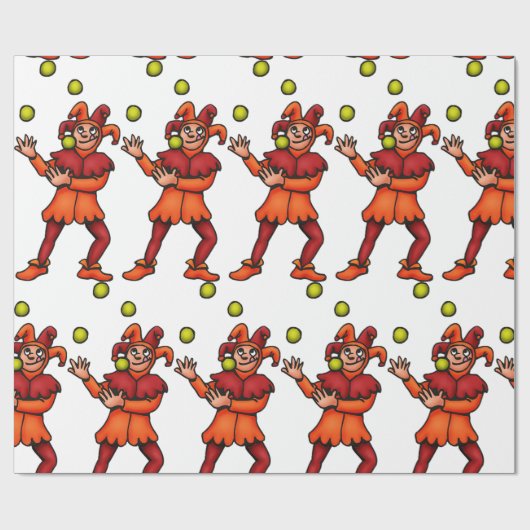 Juggler Cadeaupapier (Vlak)