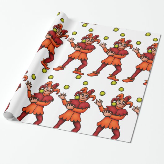Juggler Cadeaupapier (Uitgerold)
