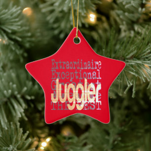 Juggler Extraordinaire Keramisch Ornament