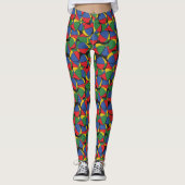 Juggler jongleren ballen met patronen leggings (Voorkant)