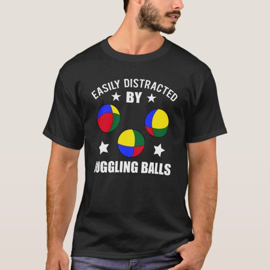 Juggler Juggling Balls Funny Gezegde Gift T-shirt (Voorkant)