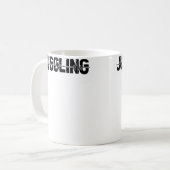 Juggler Juggling Circus - Artist Juggle Ekg Heartb Koffiemok (Voorkant links)