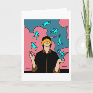 Juggler Juggling Circus-uitvoerders Kaart