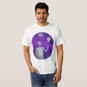 Juggler Juggling Skulls Fantasy Art Shirt (Voorkant volledig)